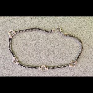 Solid Silver 17” sterling silver Necklace/Choker